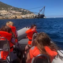 Duiker Island photographed from a Captain Jacks boat in Hout Bay