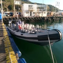 The harbour photographed from a Captain Jacks boat in Hout Bay